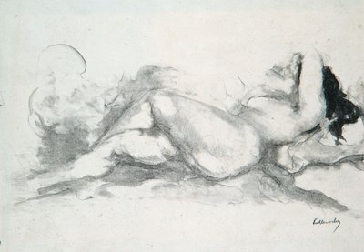 Desnudo en la cama de Albert de Belleroche